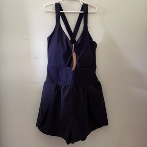 Popflex Runsie Romper Navy